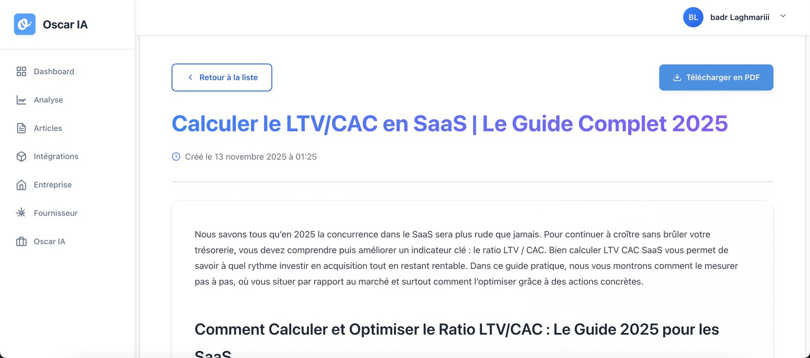 Rédaction et intégration